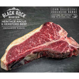 John Davidsons | Frozen Raw Meat | T-Bone Steak Black Rock Mountain