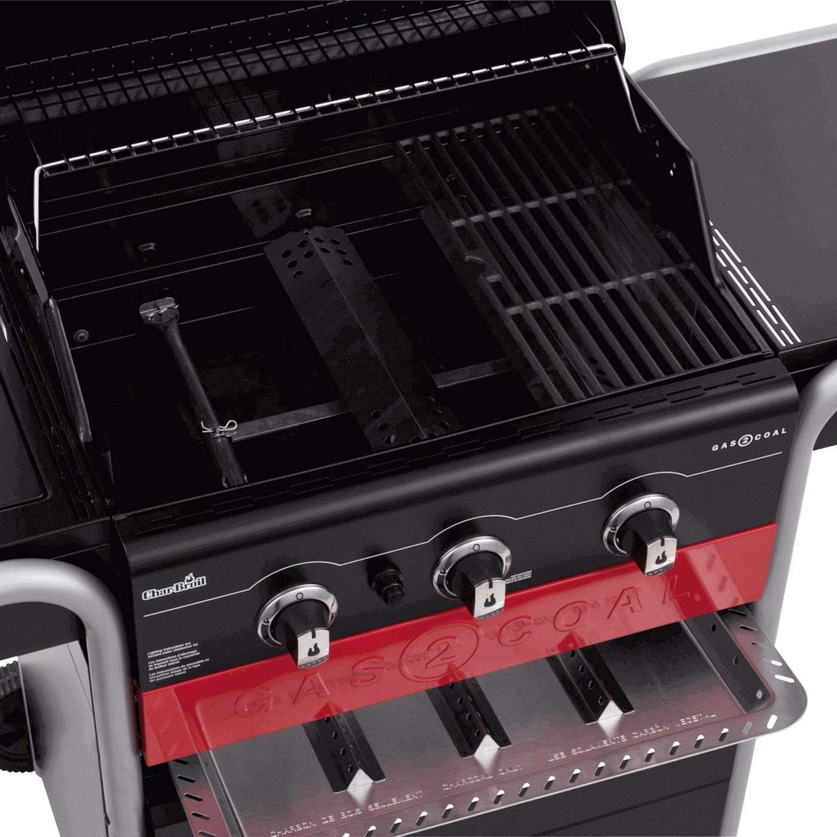 Char-Broil | Gas2Coal® 2.0 330 | 3+1-Burner Hybrid Grill