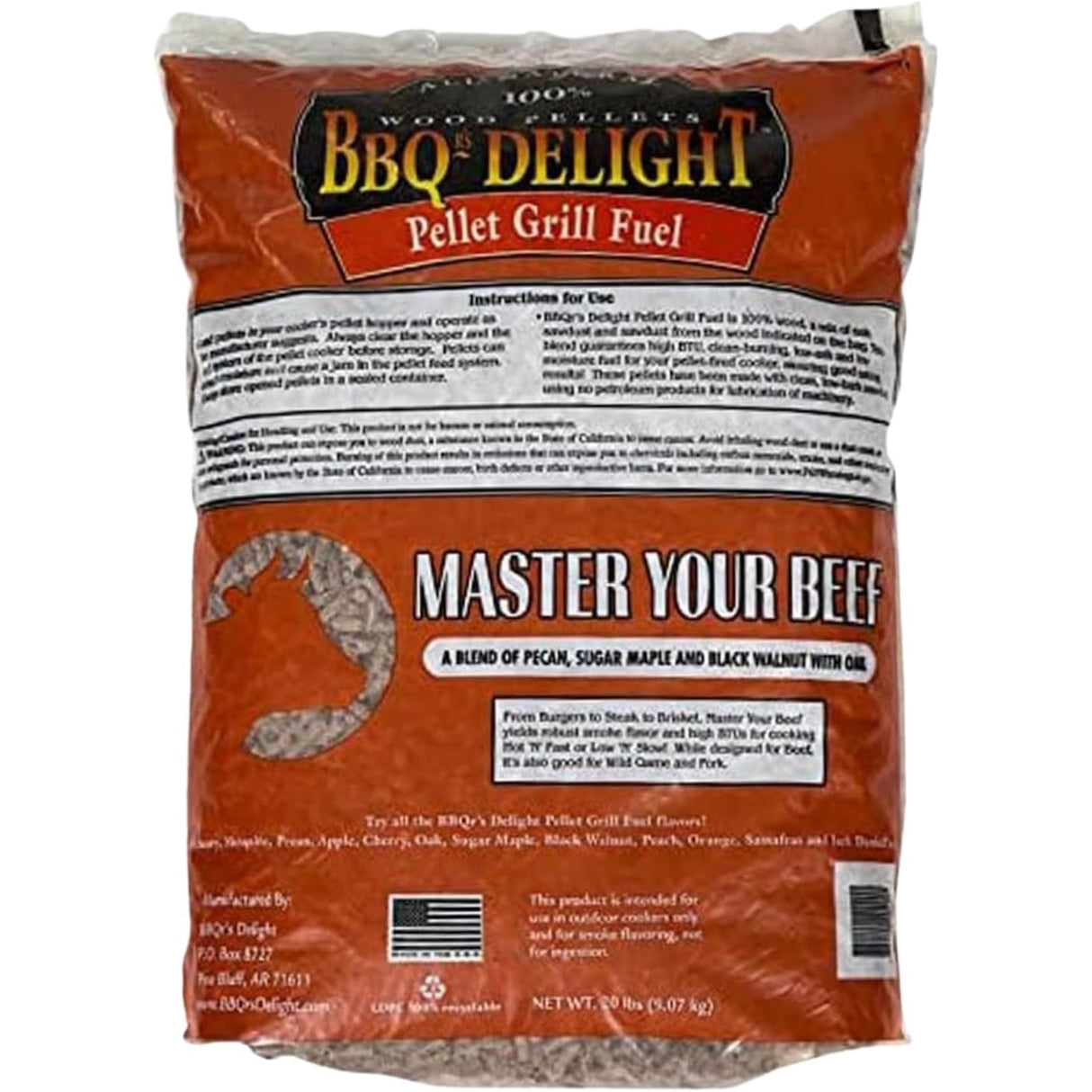 BBQr's Delight | Master Your Beef | Pellet Grill Fuel
