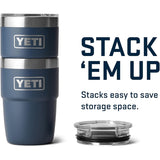 YETI | Rambler® 8 oz (236 ml) Stackable Cup With DuraSip™ Ceramic Lining | Navy