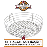 MiniMax Kick Ash Basket charcoal ash basket