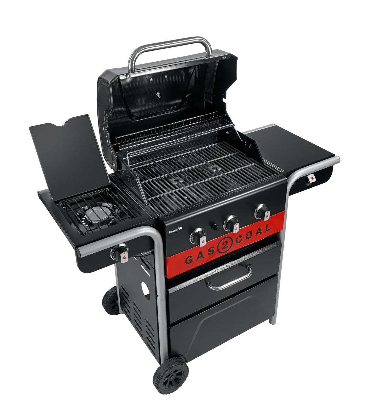 Char-Broil | Gas2Coal® 2.0 330 | 3+1-Burner Hybrid Grill