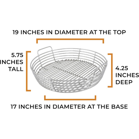 X-Large Kick Ash Basket product measurements