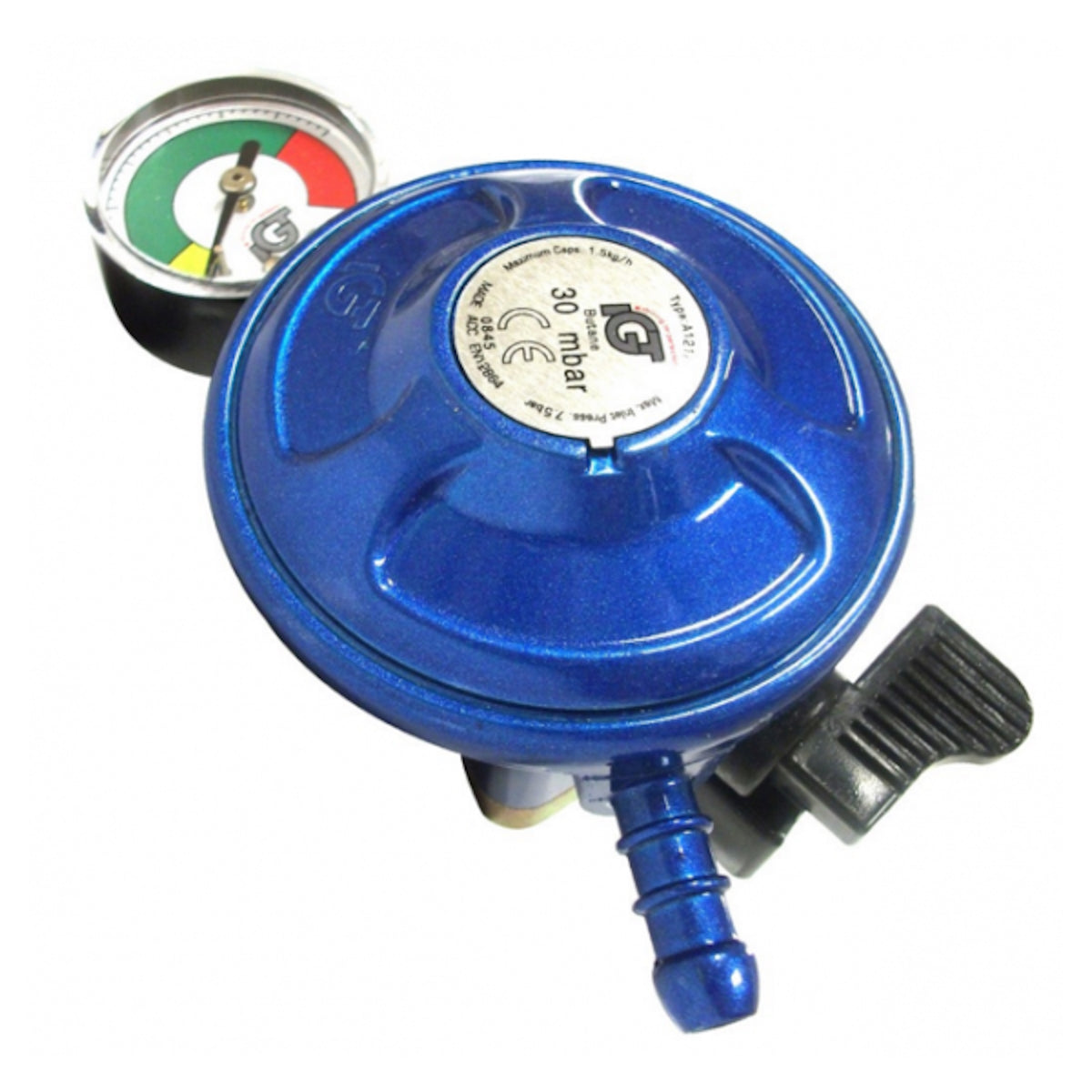 21mm Butane Regulator c/w Manometer