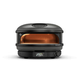 Compact Pizza Oven Off Black white background front view