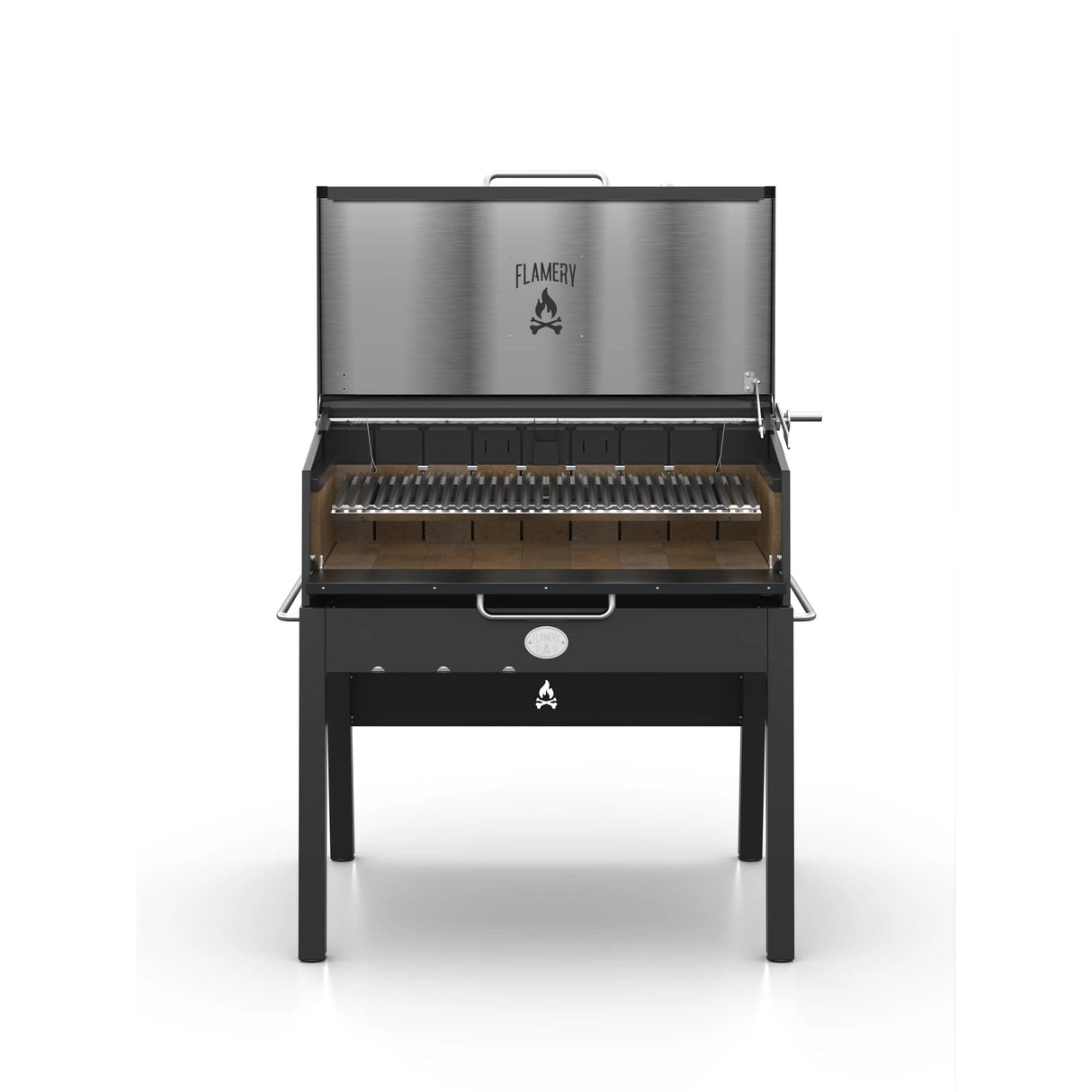 FLAMERY Large Asado Grill on Stand