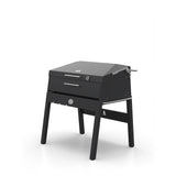 FLAMERY Large Asado Grill on Stand closed side view