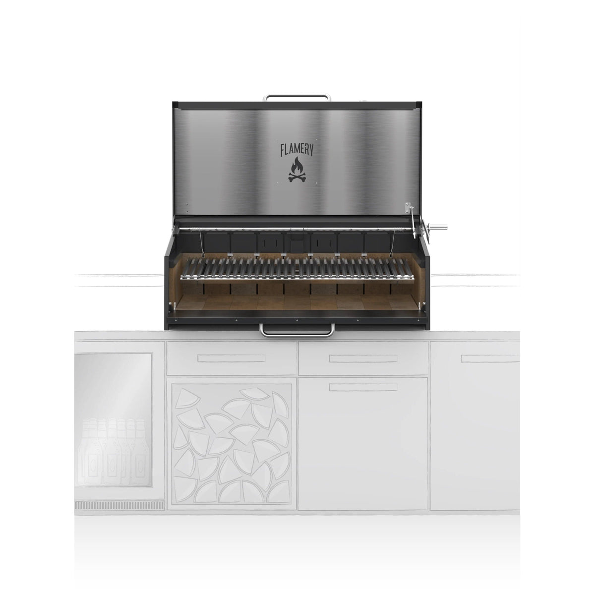 ASADO PRO.3.2 / Large Asado Grill Built-in | ProSmoke BBQ