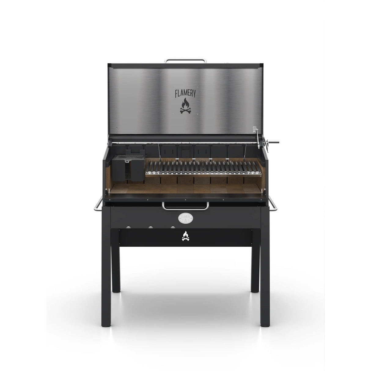 FLAMERY Large Asado Grill on Stand