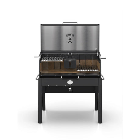 FLAMERY Large Asado Grill on Stand