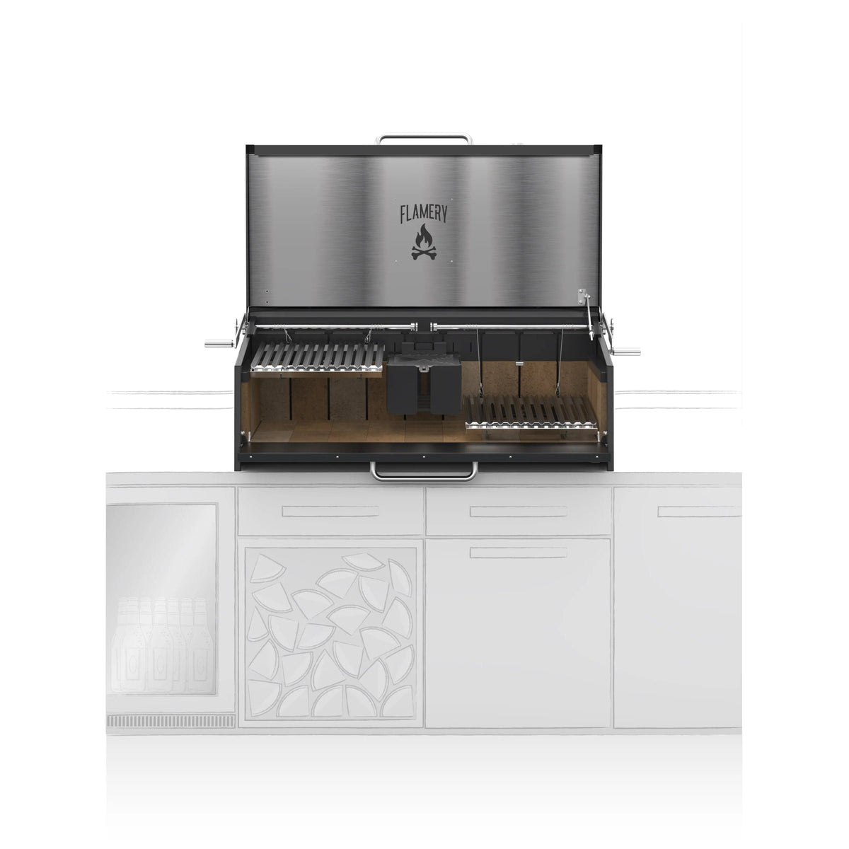 ASADO PRO.3.2 / Large Asado Grill Built-in | ProSmoke BBQ