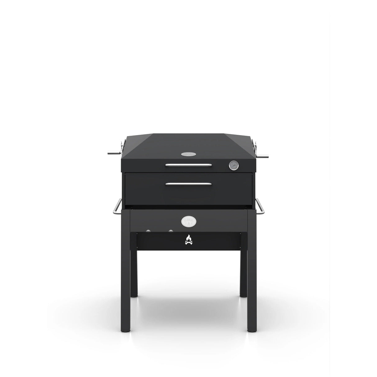 FLAMERY Small Asado Grill on Stand closed front