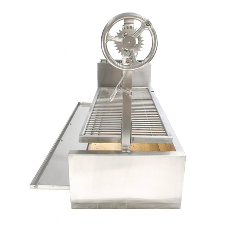 Argentine gaucho grill BBQ05SS unit right side view