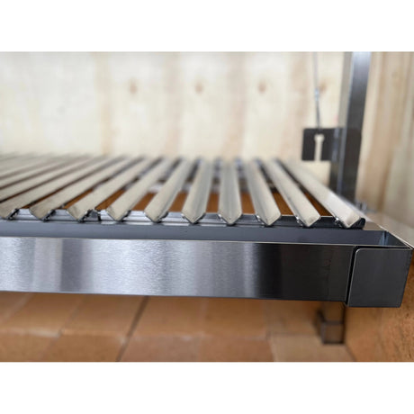 Argentine gaucho grill BBQ05SS unit grill close up