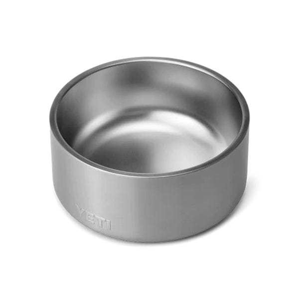 silver YETI  Boomer Dog Bowl
