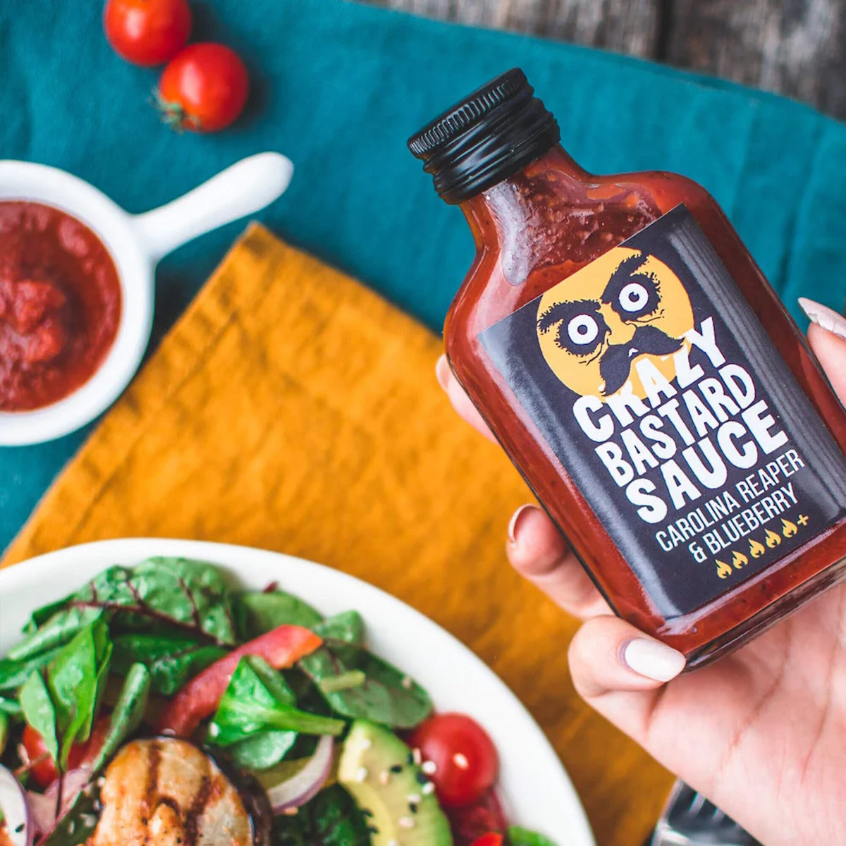 Crazy Bastard Sauce | Carolina Reaper & Blueberry Chilli Sauce
