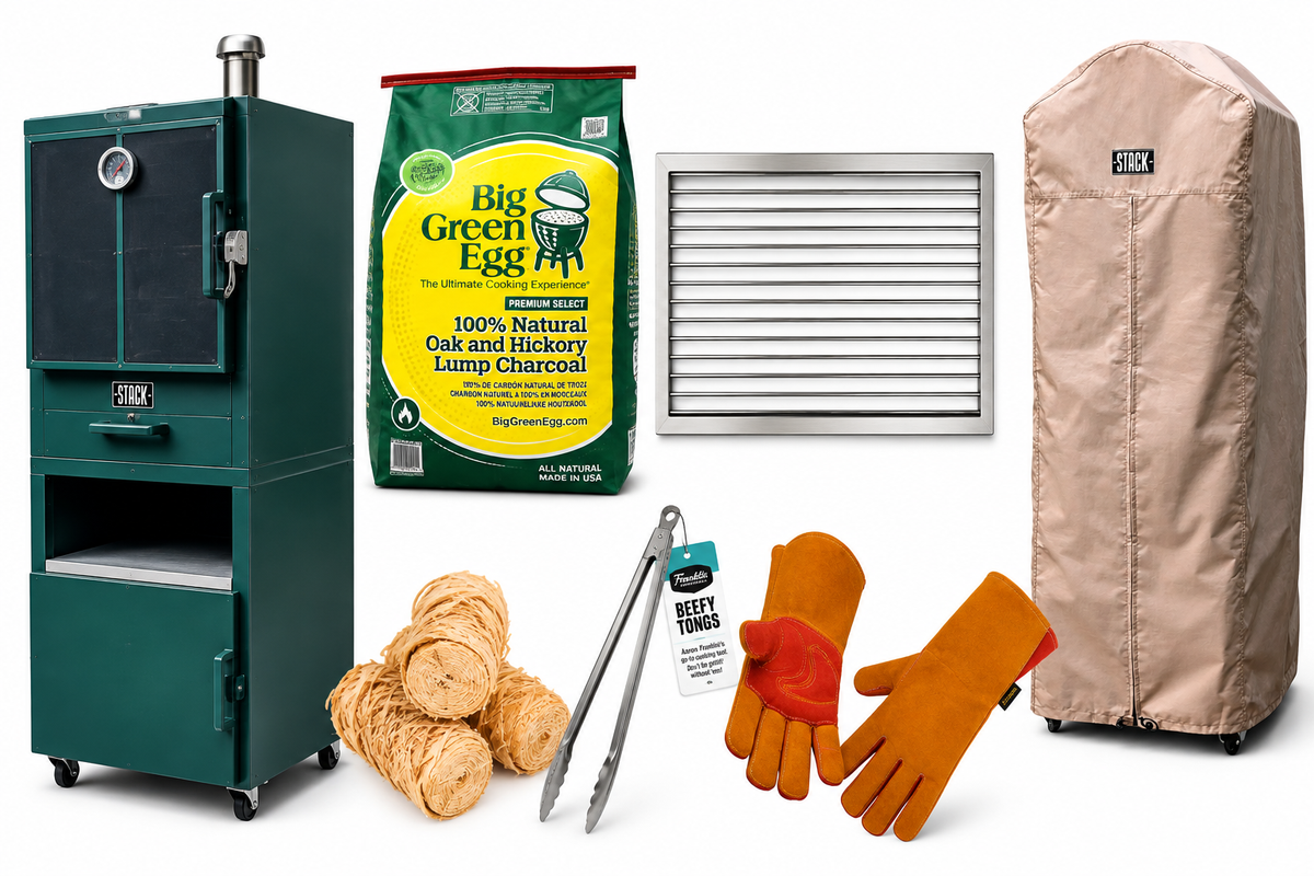 STACK Charcoal Oven | Grill, Smoker, Pizza Oven & Outdoor Oven + Free Gift