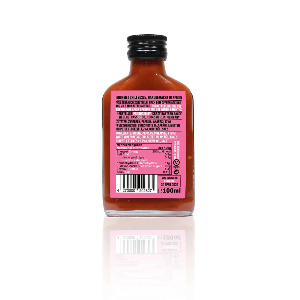 Crazy Bastard Sauce | Chipotle & Pineapple Chilli Sauce