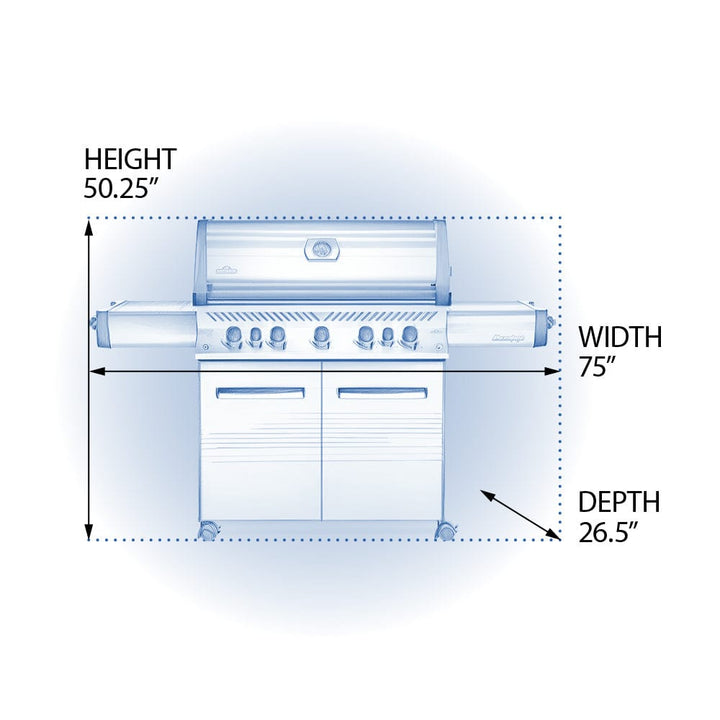 Napoleon | Prestige 665 RSIB With Infrared Side and Rear Burners