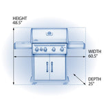 Napoleon Rogue SE 525 RSIB  dimensions