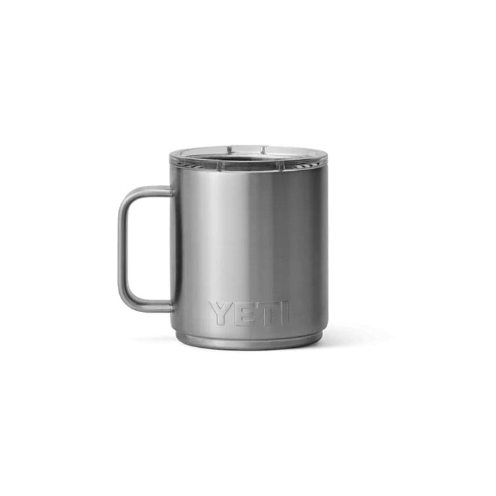 silver YETI Rambler 10oz Mug with Magslider Lid