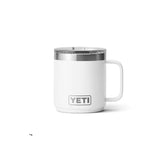 white YETI Rambler 10oz Mug with Magslider Lid