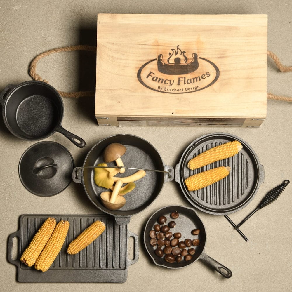 Cast Iron Cooking Set