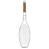 Stainless Steel Fish Grilling Holder Basket top view upside down
