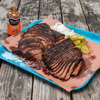 food on Franklin Barbecue Tray