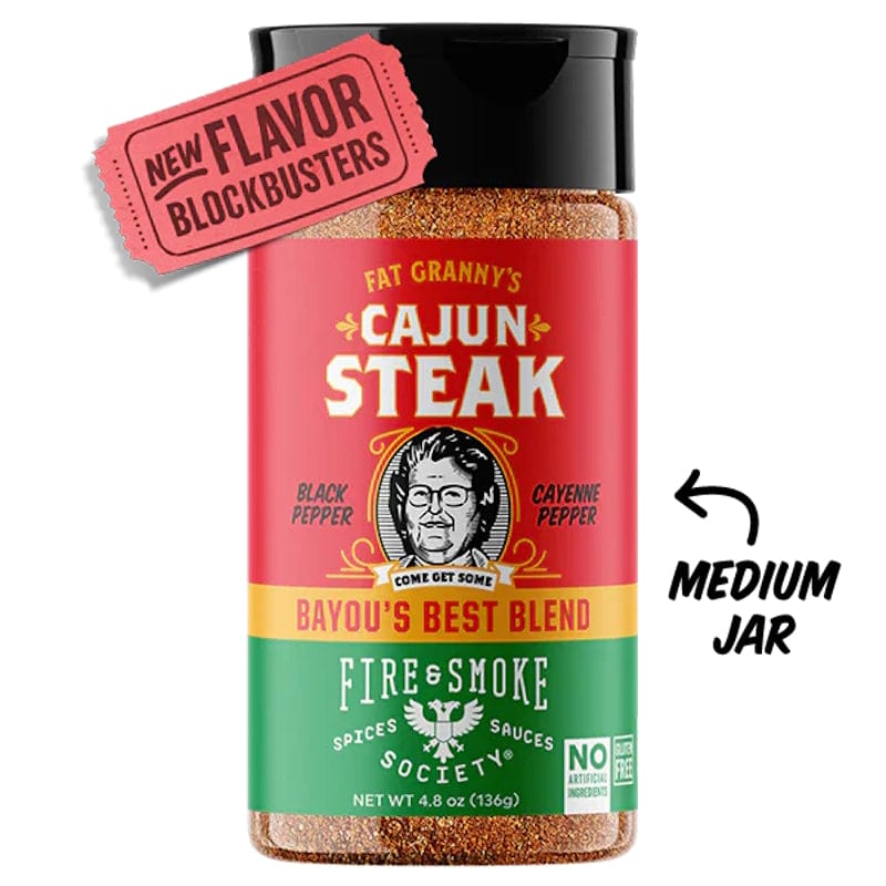 Fat Granny's Cajun Steak medium jar