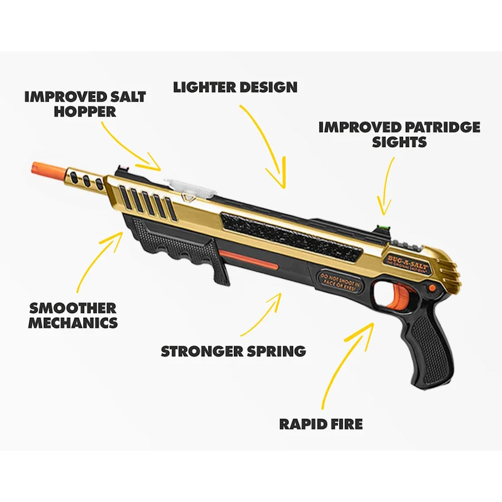 Bug-A-Salt 3.0 Gold Digger | Bug Killer Toy Salt Gun