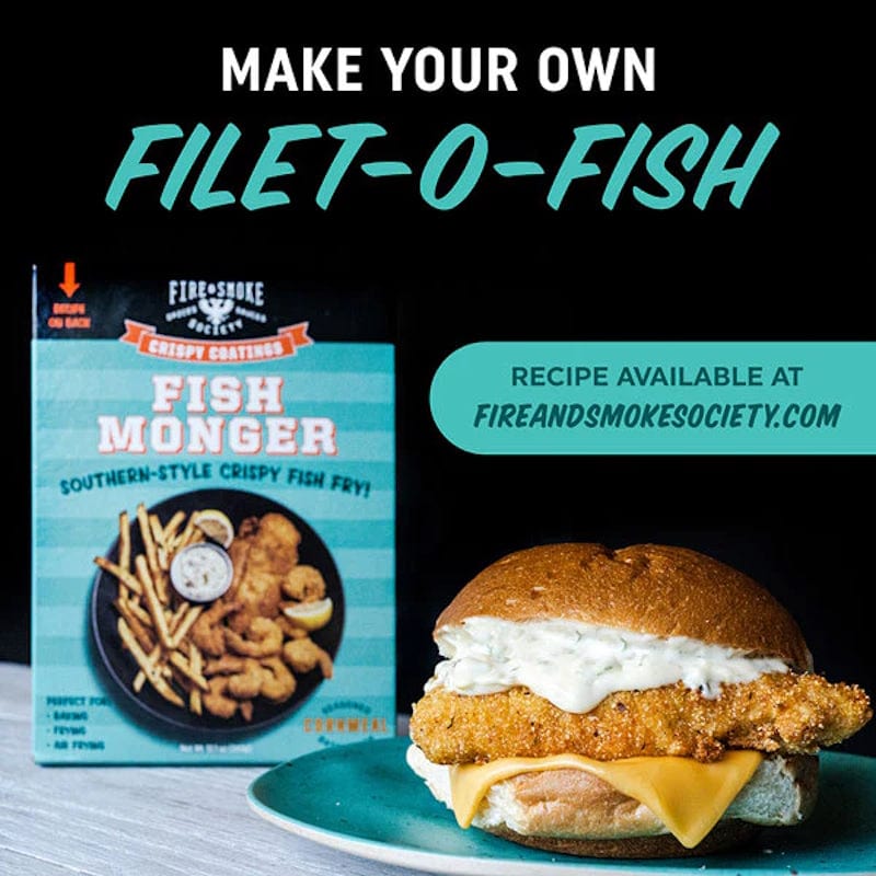 Fire & Smoke Society | Fish Monger Crispy / Air Fryer Coating Batter Mix