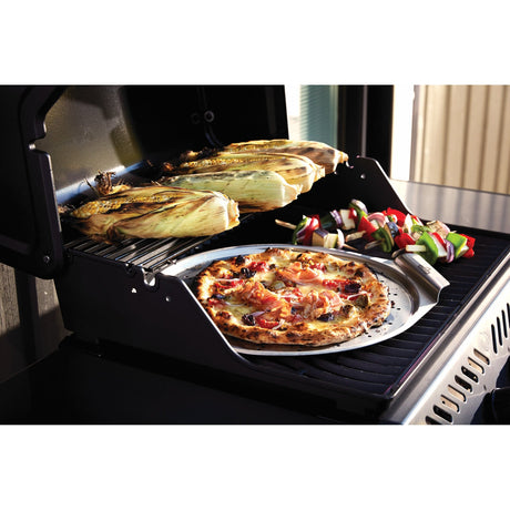 grilling food on Napoleon Freestyle 425 4-Burner Gas Grill