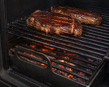 Offset Smoker Charcoal Insert Tray & Grates
