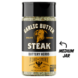 Fire & Smoke Society | Garlic Butter Steak Rub - Buttery Herbs Blend