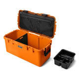 an opened YETI LoadOut GoBox shown with removable compartment.