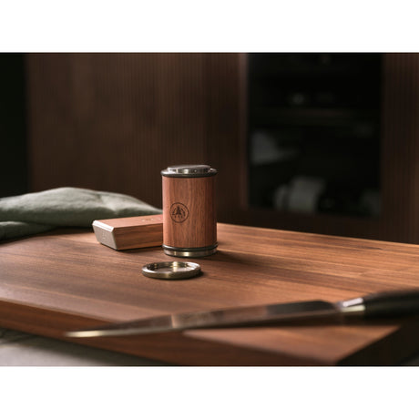 HORL 3 Walnut and a knife on a cutting board