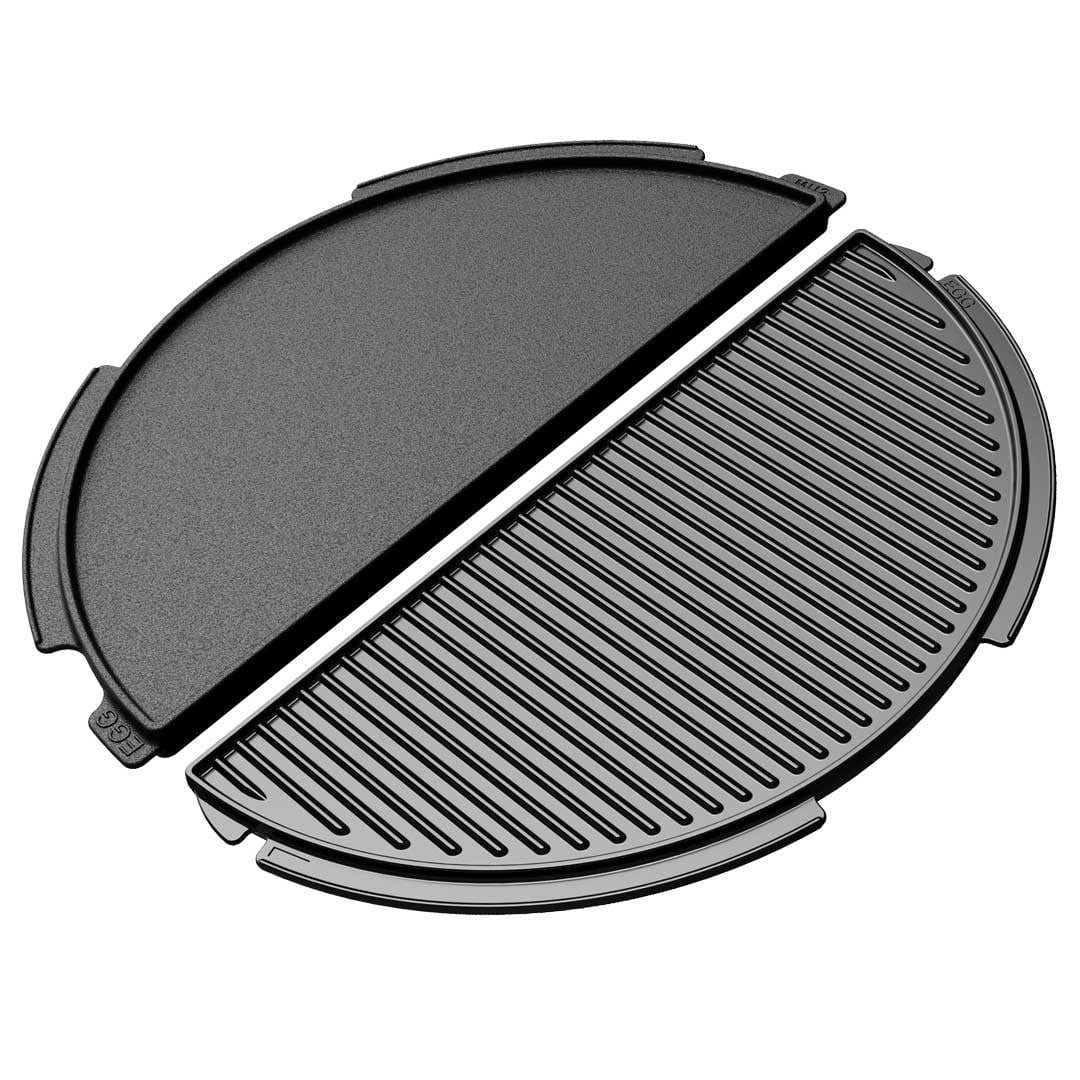 Big Green Egg | Half Moon Cast Iron Plancha Griddle