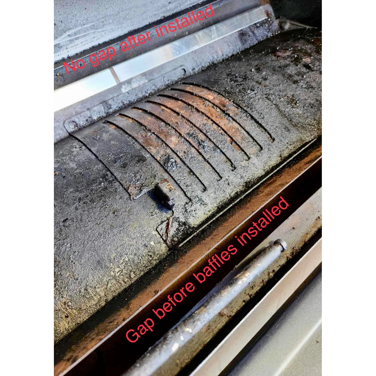 Broiler Plate Baffles | Pit Boss Grills Modification