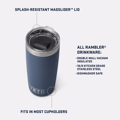YETI - Rambler 10 oz(296 ml) Tumbler with MAGSLIDER™ LID - Power Pink