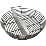 Charcoal Basket XL Adjustable Divider in black basket