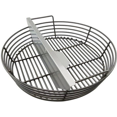 Charcoal Basket XL Adjustable Divider in black basket