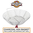 Classic Kick Ash Charcoal Basket on white