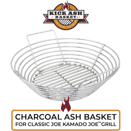 Classic Kick Ash Charcoal Basket on white