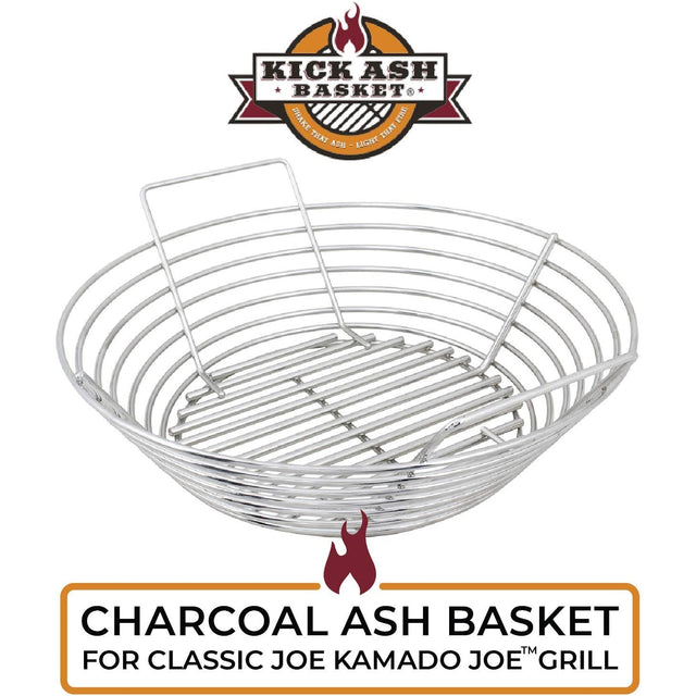 Classic Kick Ash Charcoal Basket on white