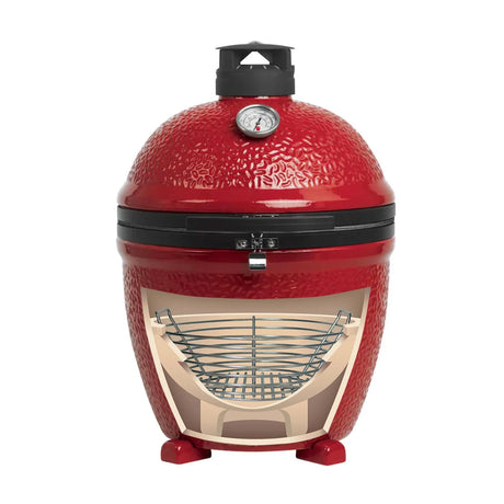 Classic Kick Ash Charcoal Basket inside grill view