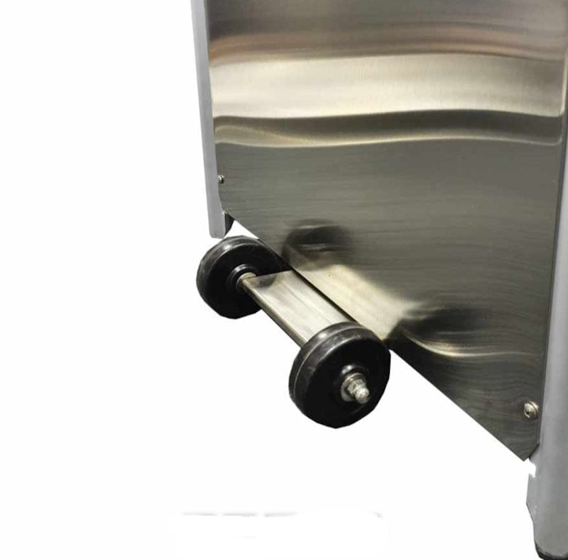 wheels pyramid patio heater