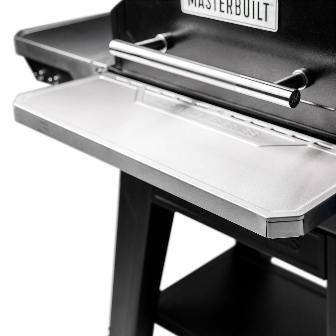 shelf up on Gravity Series XT Digital Charcoal Grill and Smoker