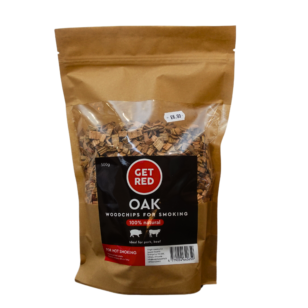 Get Red Smoking Wood Chips (Various Flavours)