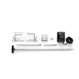 Rotisserie Kit for Rogue Grills disassembled top view
